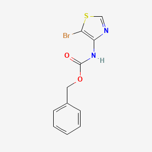 molecular formula C11H9BrN2O2S B11799007 Benzyl (5-bromothiazol-4-yl)carbamate 