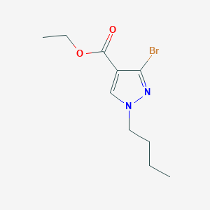 molecular formula C10H15BrN2O2 B11799110 Ethyl 3-bromo-1-butyl-1H-pyrazole-4-carboxylate 