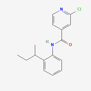 molecular formula C16H17ClN2O B1179968 N-(2-sec-butylphenyl)-2-chloroisonicotinamide 