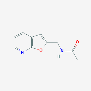 molecular formula C10H10N2O2 B117997 N-(furo[2,3-b]pyridin-2-ylmethyl)acetamide CAS No. 153863-97-9
