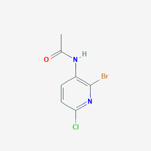 molecular formula C7H6BrClN2O B11799895 N-(2-Bromo-6-chloropyridin-3-yl)acetamide 