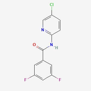 molecular formula C12H7ClF2N2O B1180000 N-(5-chloro-2-pyridinyl)-3,5-difluorobenzamide 