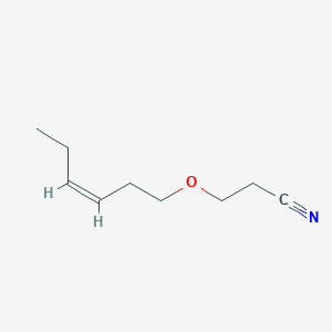 molecular formula C9H15NO B118003 3-(cis-3-Hexenyloxy)propanenitril CAS No. 142653-61-0
