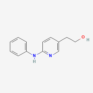 molecular formula C13H14N2O B11800349 2-(6-(Phenylamino)pyridin-3-yl)ethanol 