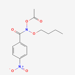 molecular formula C7H7N3O2 B1180052 [Butoxy-(4-nitrobenzoyl)amino] acetate CAS No. 131258-00-9