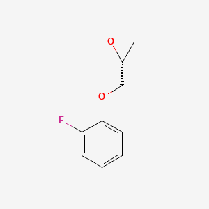 molecular formula C9H9FO2 B11801154 (R)-2-((2-Fluorophenoxy)methyl)oxirane 