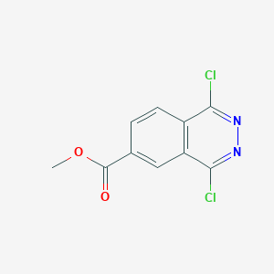 molecular formula C10H6Cl2N2O2 B11801551 Methyl 1,4-dichlorophthalazine-6-carboxylate 