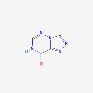 molecular formula C4H3N5O B11801612 [1,2,4]Triazolo[3,4-F][1,2,4]triazin-8-OL CAS No. 1427501-61-8