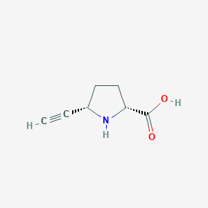 (2R,5S)-5-Ethynylpyrrolidine-2-carboxylic acid