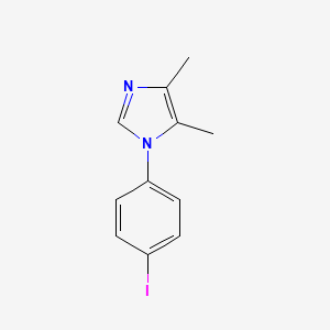 molecular formula C11H11IN2 B11801794 1-(4-Iodophenyl)-4,5-dimethyl-1H-imidazole 