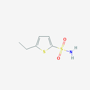 molecular formula C6H9NO2S2 B118018 5-Ethylthiophene-2-sulfonamide CAS No. 140646-34-0