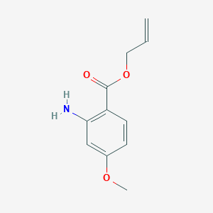 molecular formula C11H13NO3 B118019 Allyl 2-amino-4-methoxybenzoate CAS No. 145219-44-9