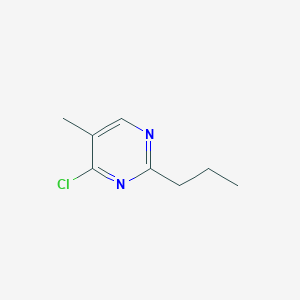molecular formula C8H11ClN2 B11801927 4-Chloro-5-methyl-2-propylpyrimidine 