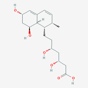 molecular formula C18H28O6 B118021 DES(2-methylbutanoyl)pravastatin CAS No. 151006-03-0