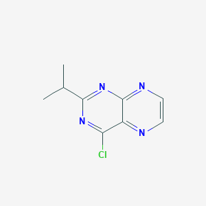 molecular formula C9H9ClN4 B11802121 4-Chloro-2-isopropylpteridine 