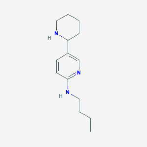 molecular formula C14H23N3 B11802615 N-Butyl-5-(piperidin-2-yl)pyridin-2-amine 