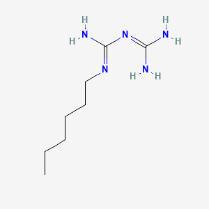 molecular formula C8H19N5 B1180266 POLYAMINOPROPYL BIGUANIDE CAS No. 133029-32-0