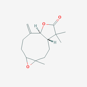 molecular formula C15H22O3 B1180284 Epoxyparvinolide CAS No. 102227-61-2