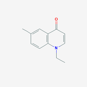 molecular formula C12H13NO B11802845 1-Ethyl-6-methylquinolin-4(1H)-one 