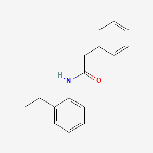 molecular formula C17H19NO B1180298 N-(2-ethylphenyl)-2-(2-methylphenyl)acetamide 