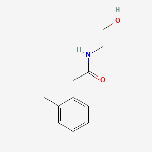 N-(2-hydroxyethyl)-2-(2-methylphenyl)acetamide