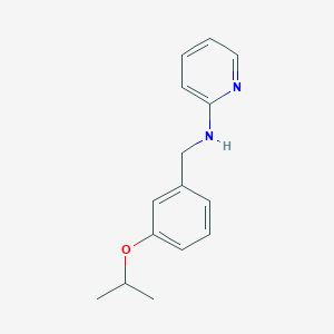 molecular formula C15H18N2O B11803401 N-(3-Isopropoxybenzyl)pyridin-2-amine 