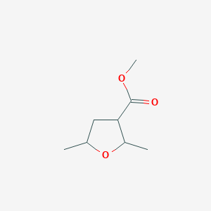 molecular formula C8H14O3 B1180373 Methyl 2,5-dimethyloxolane-3-carboxylate CAS No. 198959-66-9