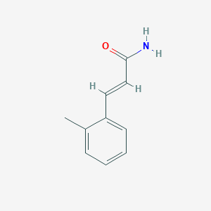 molecular formula C10H11NO B118039 3-(2-methylphenyl)prop-2-enamide CAS No. 146669-23-0