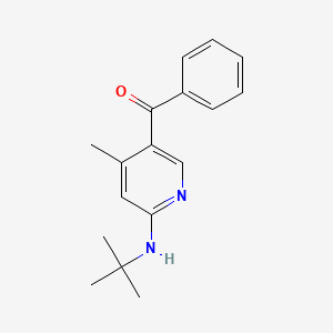 molecular formula C17H20N2O B11804056 (6-(tert-Butylamino)-4-methylpyridin-3-yl)(phenyl)methanone 