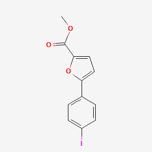 molecular formula C12H9IO3 B11804280 Methyl 5-(4-iodophenyl)furan-2-carboxylate 