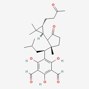molecular formula C28H38O7 B1180435 Macrocarpal N CAS No. 172617-99-1