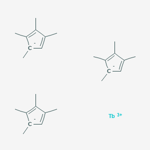 molecular formula C27H39Tb B118045 三(2,3,4,5-四甲基环戊-2,4-二烯-1-基)铽(3+) CAS No. 148607-25-4