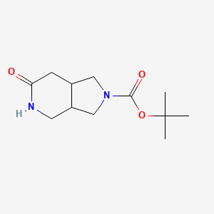 molecular formula C12H20N2O3 B11804568 tert-Butyl 6-oxohexahydro-1H-pyrrolo[3,4-c]pyridine-2(3H)-carboxylate 