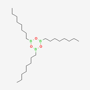 molecular formula C24H51B3O3 B11804575 2,4,6-Trioctyl-1,3,5,2,4,6-trioxatriborinane CAS No. 142169-80-0