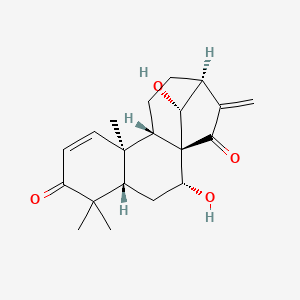 molecular formula C20H26O4 B1180469 Liangshanin A 