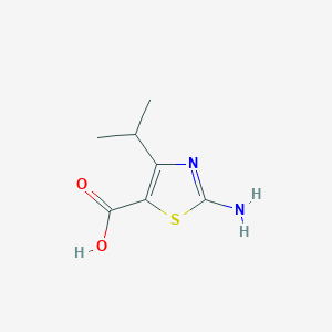 molecular formula C7H10N2O2S B11804817 2-Amino-4-isopropylthiazole-5-carboxylic acid 