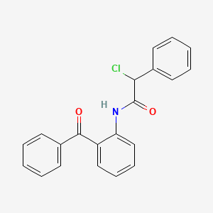 N-(2-benzoylphenyl)-2-chloro-2-phenylacetamide
