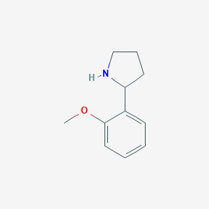 molecular formula C11H15NO B011805 2-(2-Methoxyphenyl)pyrrolidine CAS No. 103857-96-1