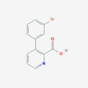 molecular formula C12H8BrNO2 B11805170 3-(3-Bromophenyl)picolinic acid 