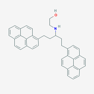 molecular formula C39H33NO B118052 2-(N-Bis(2-pyrenylethyl)methylamino)ethanol CAS No. 144674-75-9