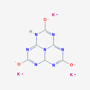molecular formula C6K3N7O3 X 3 H2O B1180523 Potassium cyamelurate trihydrate CAS No. 1488-99-9
