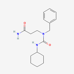 3-{Benzyl[(cyclohexylamino)carbonyl]amino}propanamide