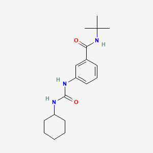 N-(tert-butyl)-3-{[(cyclohexylamino)carbonyl]amino}benzamide
