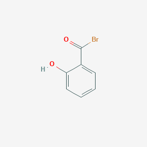 molecular formula C7H5BrO2 B118054 2-Hydroxy-benzoyl bromide CAS No. 151093-36-6