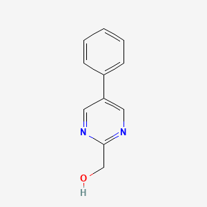 molecular formula C11H10N2O B11805423 (5-Phenylpyrimidin-2-yl)methanol 