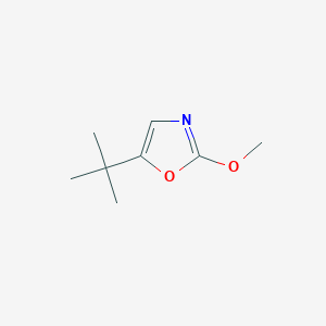 molecular formula C8H13NO2 B11805482 5-(tert-Butyl)-2-methoxyoxazole 