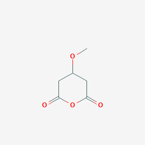 molecular formula C6H8O4 B11805518 4-Methoxydihydro-2h-pyran-2,6(3h)-dione 