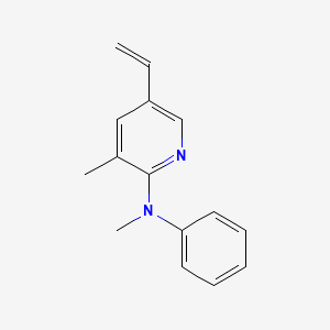 molecular formula C15H16N2 B11805555 N,3-Dimethyl-N-phenyl-5-vinylpyridin-2-amine 