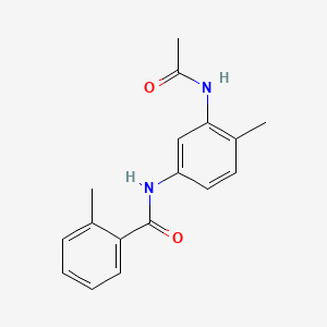 N-[3-(acetylamino)-4-methylphenyl]-2-methylbenzamide