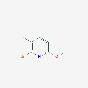 molecular formula C7H8BrNO B11805783 2-Bromo-6-methoxy-3-methylpyridine CAS No. 1256789-76-0